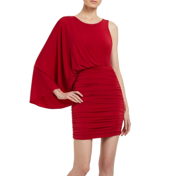 bcbg draped dress